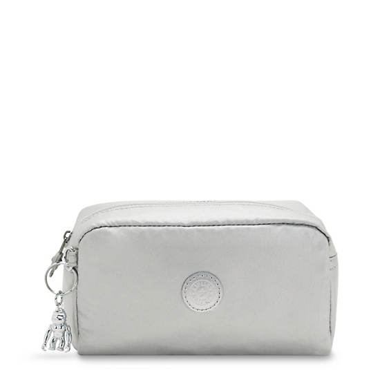 Kipling Gleam Metallic Pouch Taske Sølv | DK 2133VR